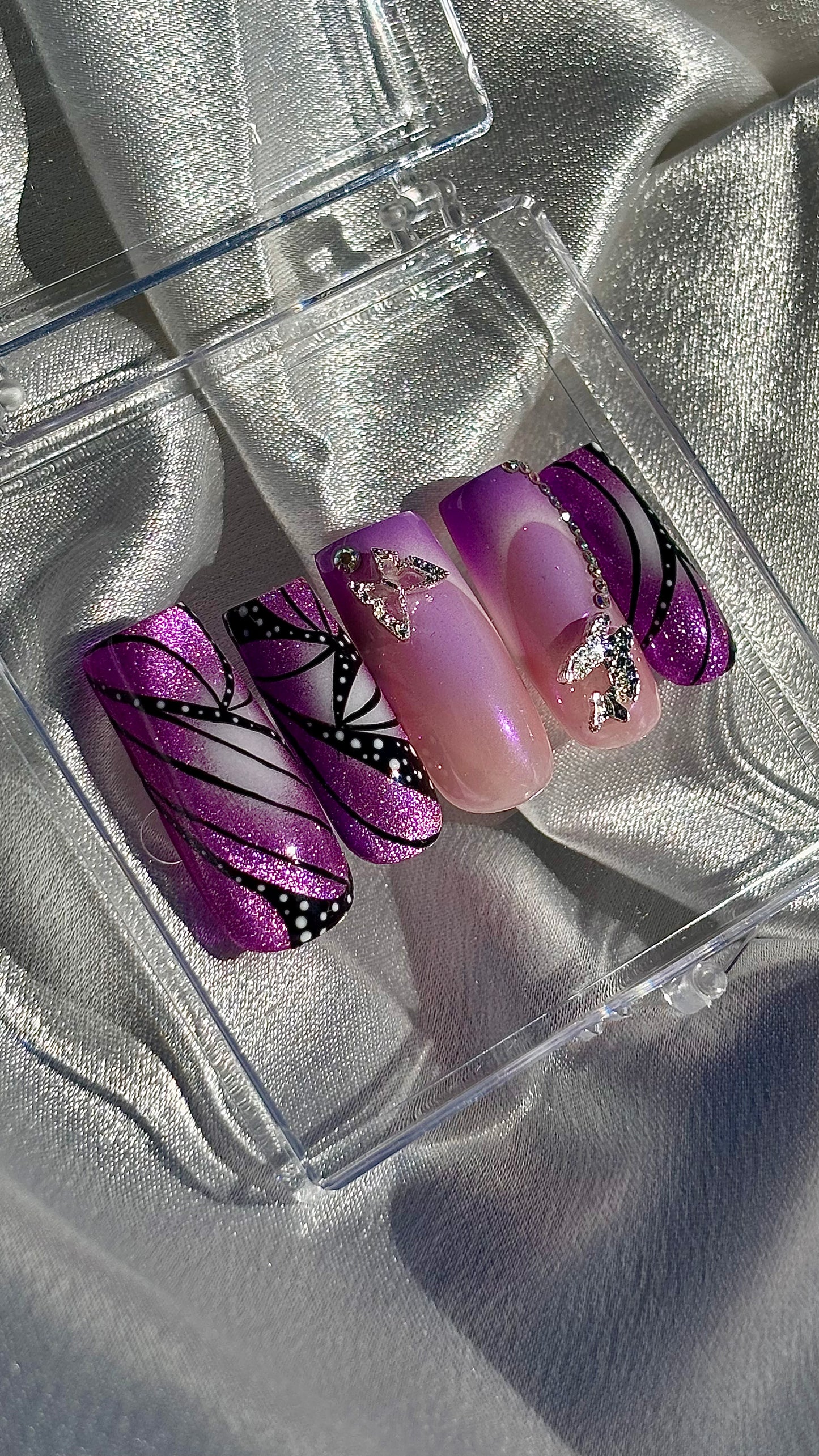 Amethyst butterfly